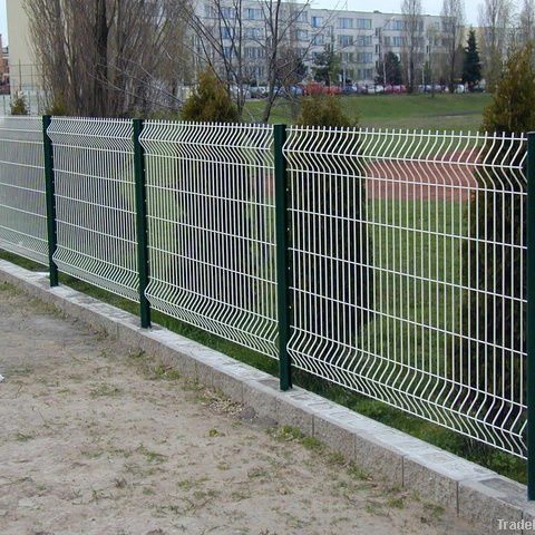 3D сварная проволочная ограда порошковое покрытие в европейском стиле