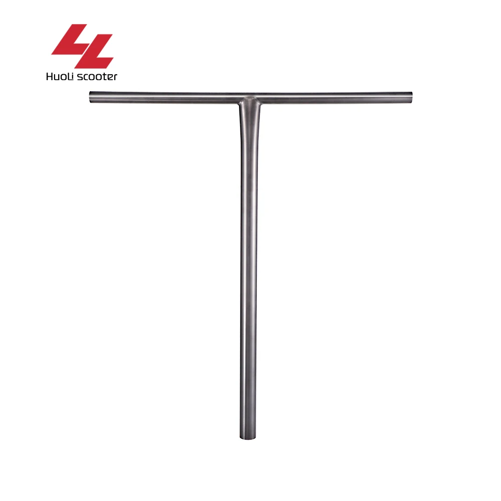620*580mm Gr9-Titanium Bar Scooter Parts Raw Finish T-bar SCS Electric Custom OEM ODM Pro Stunt Kick Scooter Handlebar