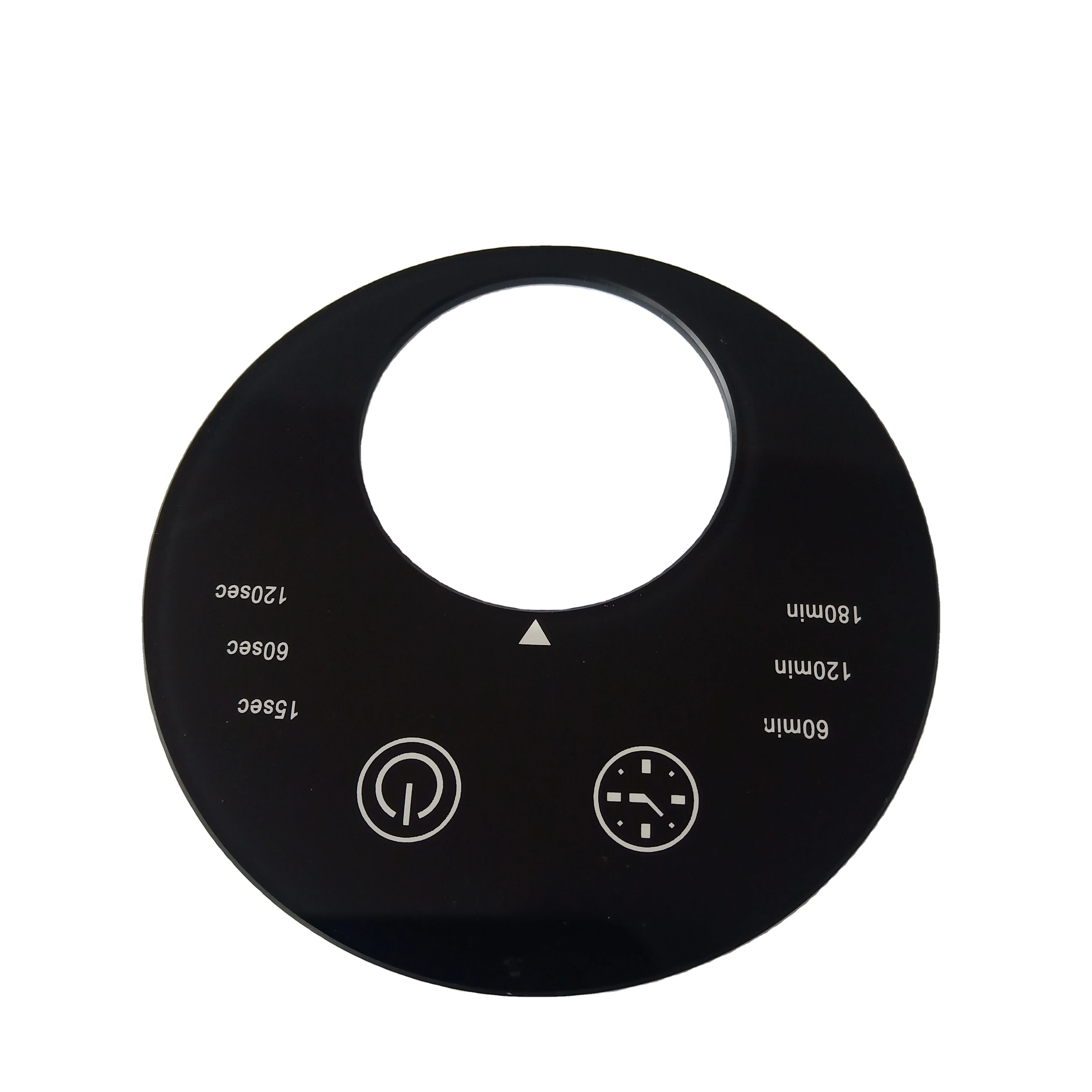 Silk Printed PC Embossed Graphic Overlay Polycarbonate Stickers for Home Appliance