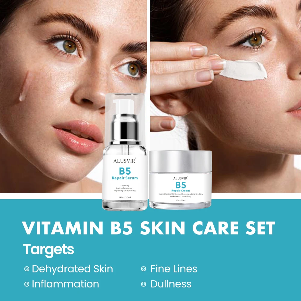 Vitamin B5 Repair Cream Wholesale Skincare Products Moisturizing Soothing Acne Redness Face Moisturizer Cream & Lotion