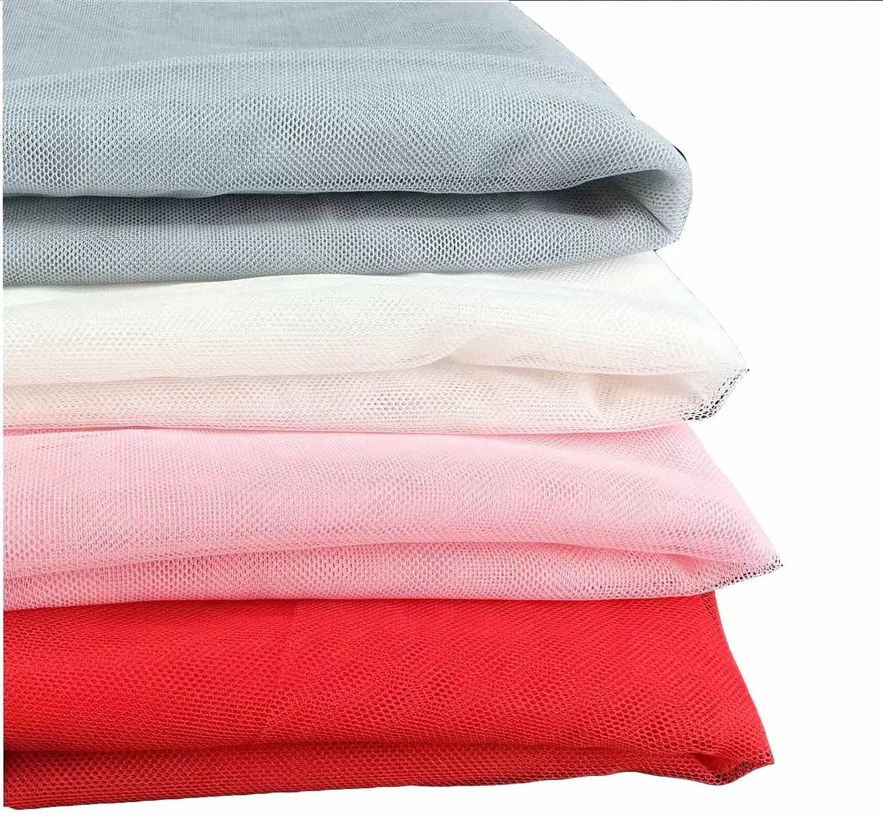 Wholesale  High Quality 100% Nylon Net Mesh Tulle Fabric for Embroidery Dresses Gown