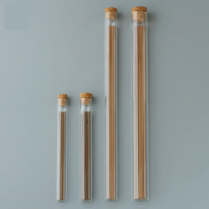 Borosilicate clear Tubular Vial Glass test Tube Vial with Cork