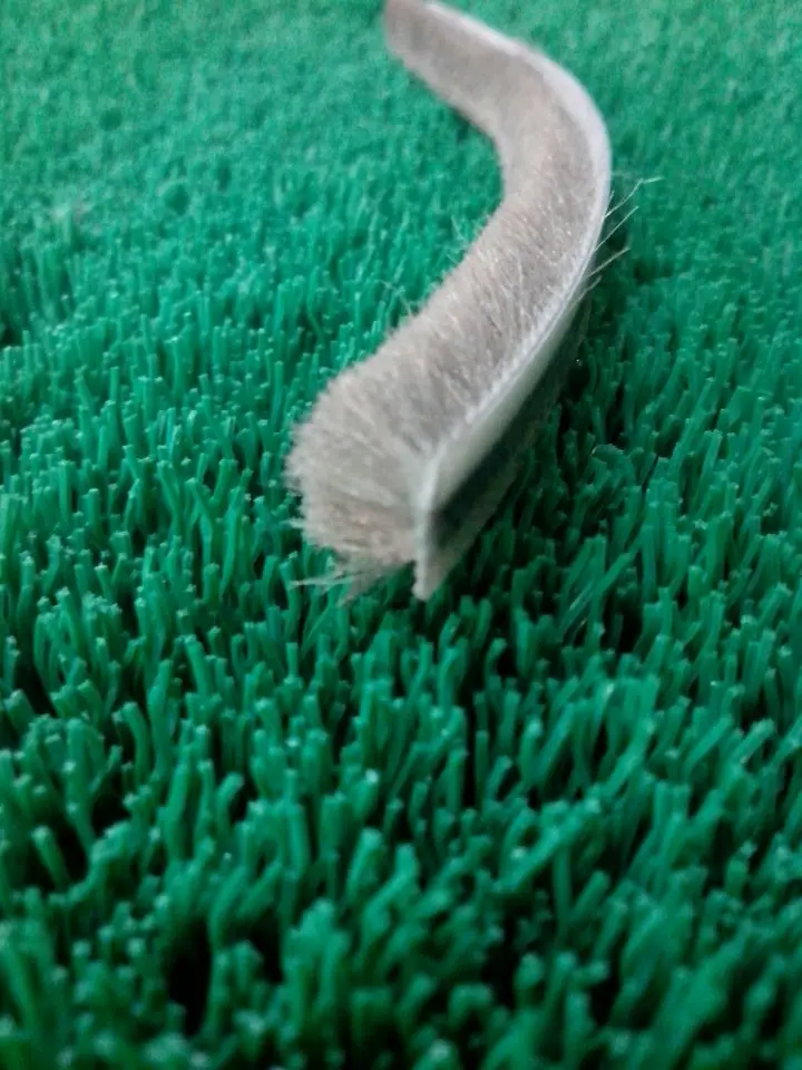 Window car accessories aluminium door threshold customized seal self-adhesive sealing brush weather strip