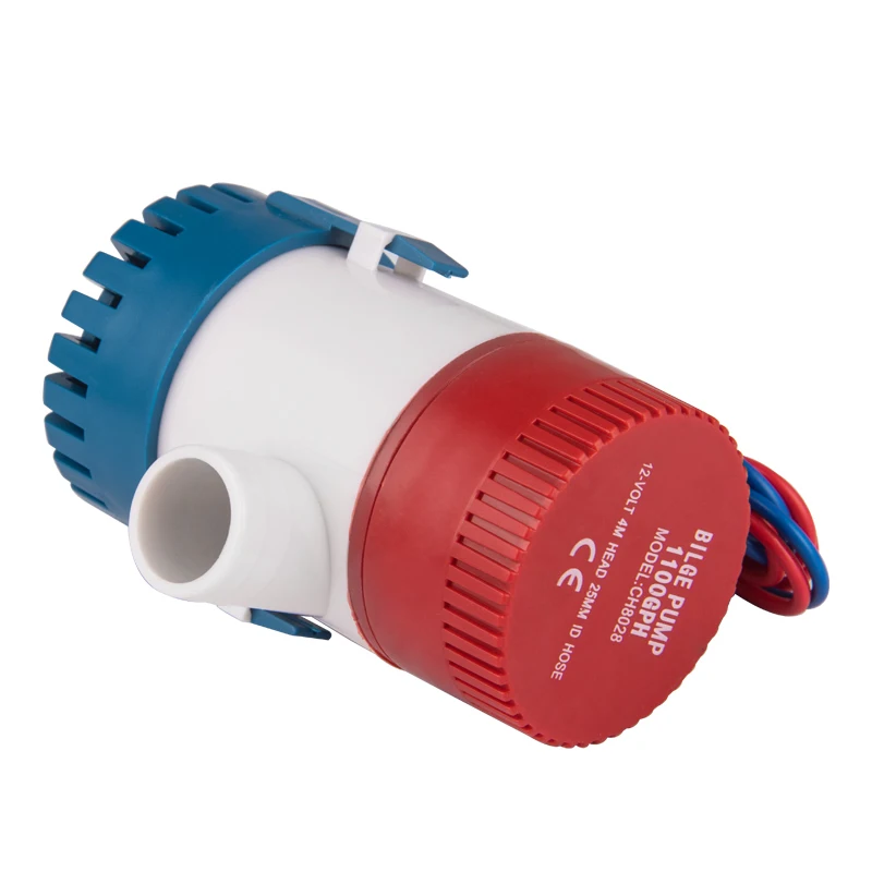 Погружной Электрический насос, 550GPH/750GPH/11000GPH, 12 В постоянного тока, с аккумулятором, для морской откачки, водяной насос для лодки