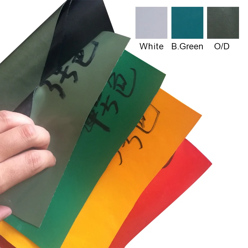 Thailand Malaysia B. Green Oliver Green PVC Leather Nylon PVC Coated Canvas PVC Canvas for Tents Lorry Covers Fishing Tank