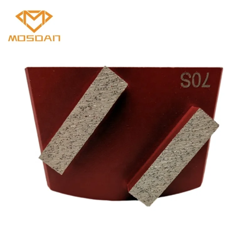 Onfloor Lavina Double Rectangle Bars Diamond Grinding Disks for Concrete Polishing