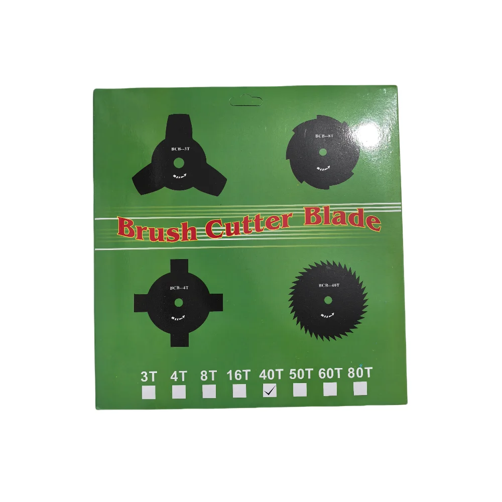 General Purpose 255mm 40T Carbide Tipped Circular Cutting Discs For Grass Brush Cutter Blade