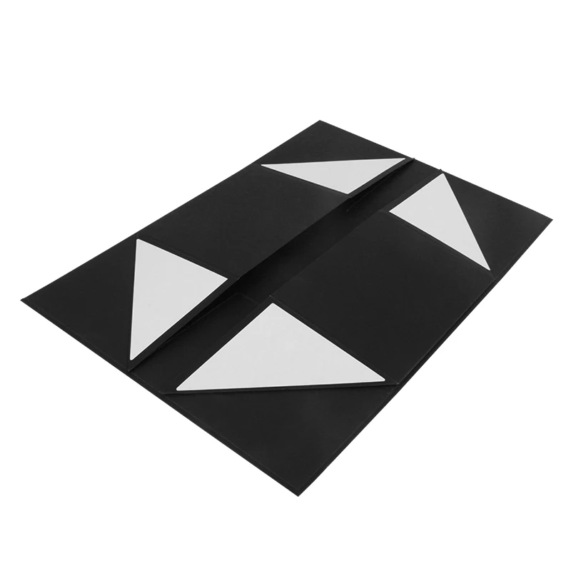  Black Packing Gift Box Customized Simple Folding with Ribbon Universal