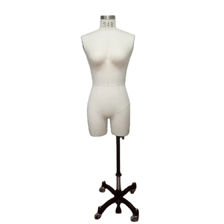 JASMINE Size 34B Fabric Dress Form Sewing Linen Standard Tailor Dummy Female Bra Mannequin Torso