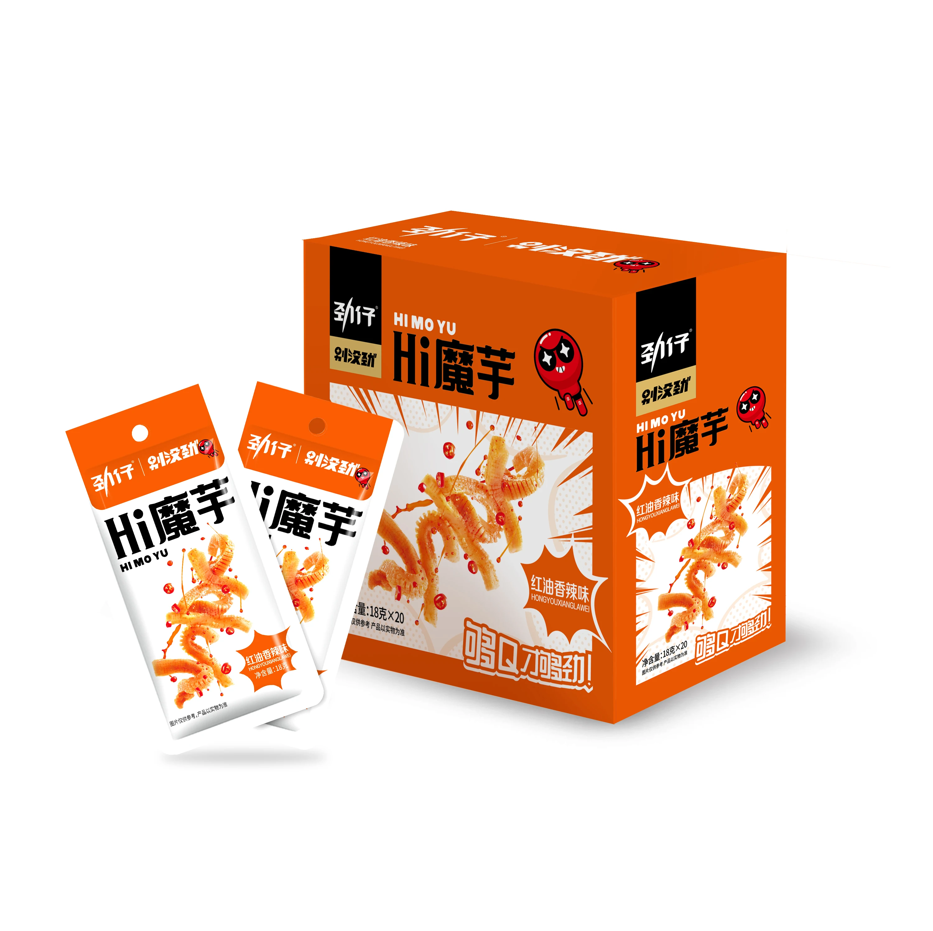 healthy spicy and delicious  food casual Chinese snack food konjac  low calories zero fat