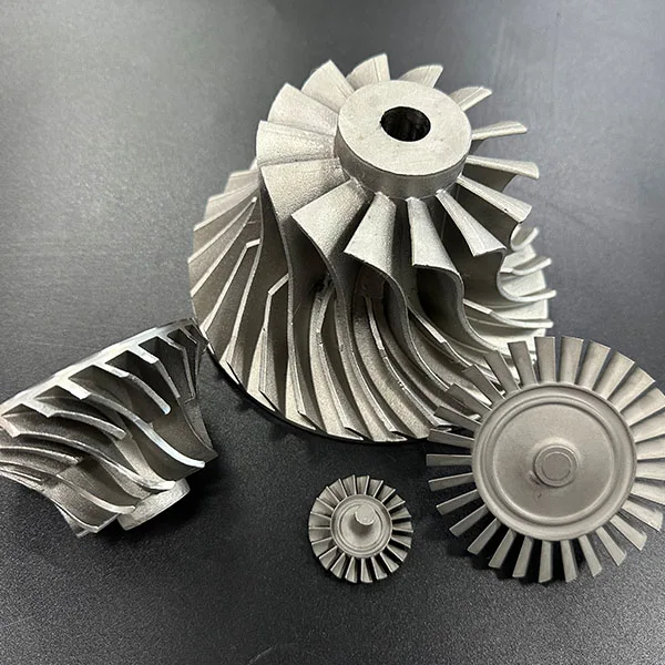Инвестиционное литье Hastelloy inconel титановый турбо компрессор колеса