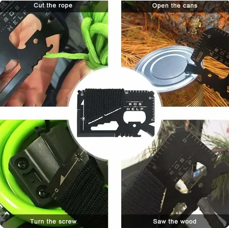 EDC multifunctional Outdoor sports pocket hunt knife tools