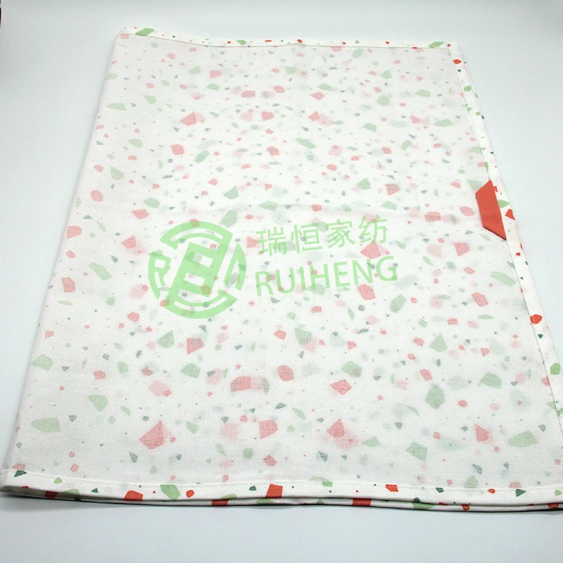 2022 New Fashion High Quality Geometric Pattern  Cotton Custom Tea Towels