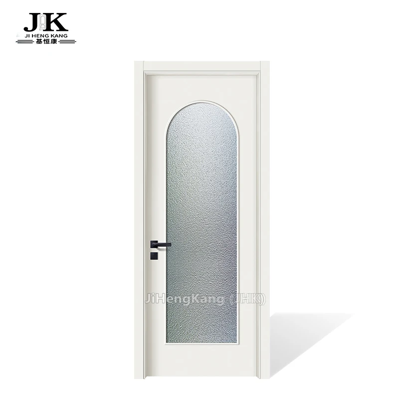 JHK-G03 белые праймеры закаленные стеклянные панели производитель качественных дверей дешевые качественные двери