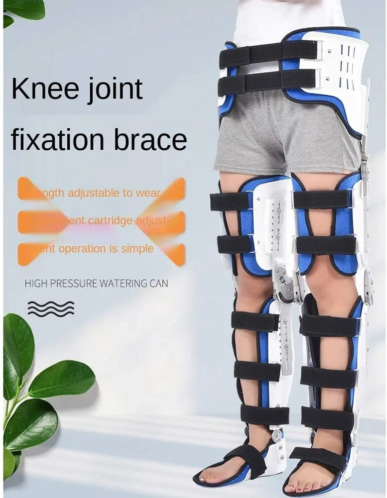 Hongan good price Durable Hip Knee Ankle Foot Orthosis Braces Thigh Knee Leg Ankle Fixed Limb Strap Joint Support Stabilizer