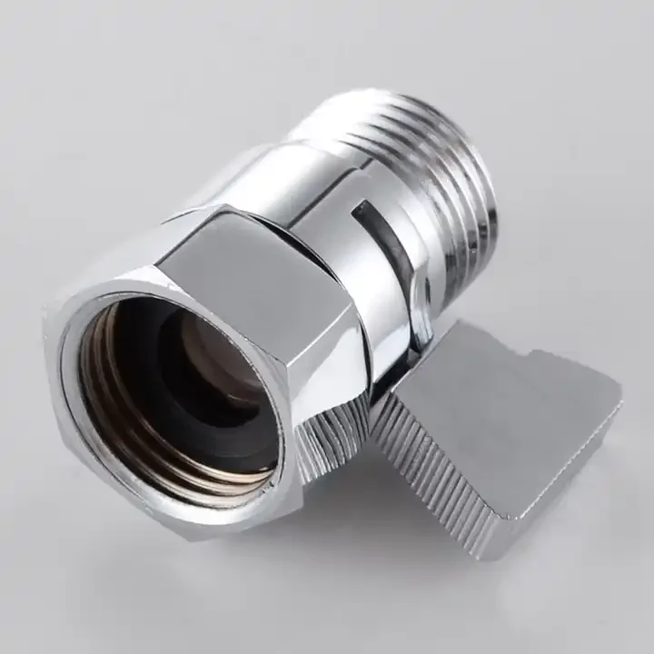 Латунная душевая головка запорный клапан G 1/2 полированный