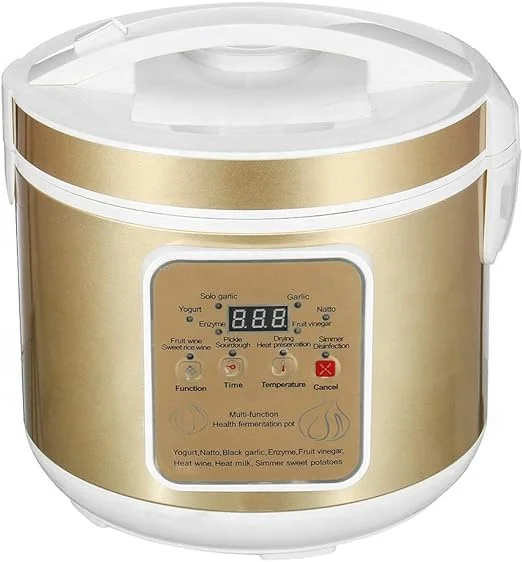 AZK186-1 Популярные Модернизированный цифровой дисплей 6L Йогуртница брожения машина Электрический Натто сыродел