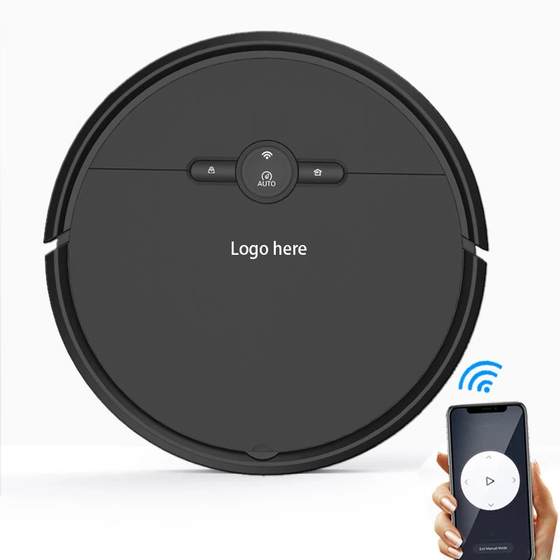2023 Intelligent APP WiFi Sweeping Robot Mopping Auto Recharge 2500Pa Suction With Alexa Google Assistant
