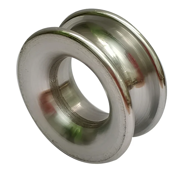 Customized cnc machining services marine low friction rings aluminum anodized for rapid prototyping ring