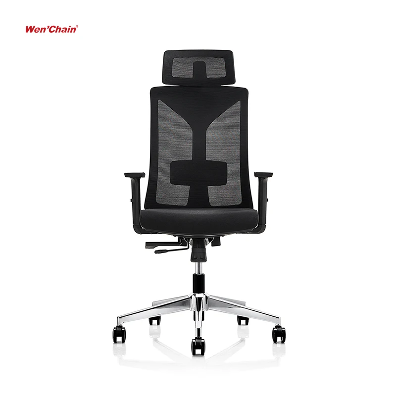 Современная мебель Wenchen эргономичная вращающаяся сетчатая ткань для дома, вращающееся кресло для компьютера, офисные кресла