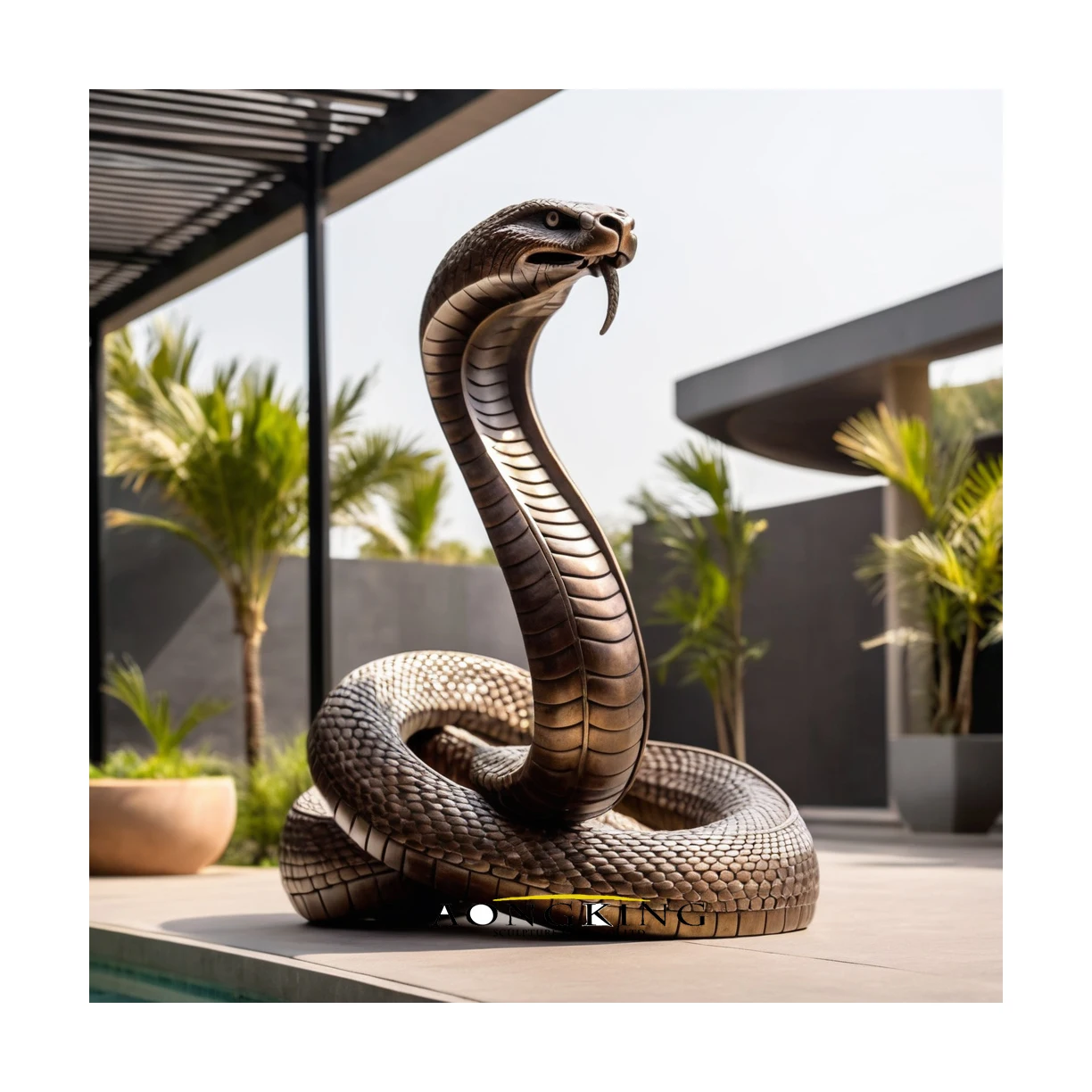 Modern Outdoor Garden Bronze swan sculpture Metal Crafts Life-Size Brass Swan statue Elegant Animal Sculptures