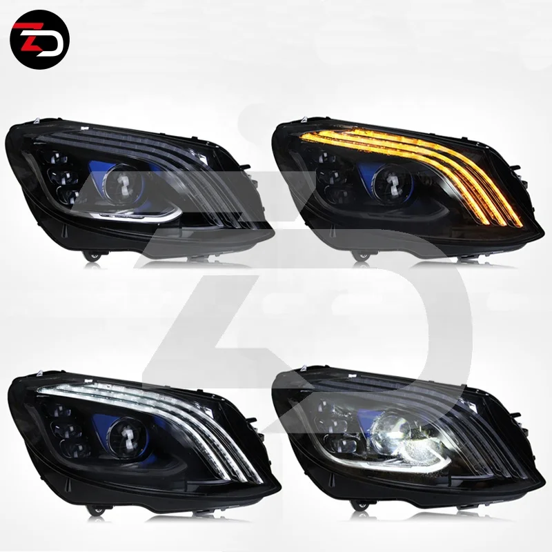 Factory Price S Class Maybah Look Headlight Taillight For C Class W205 2014 To 2020