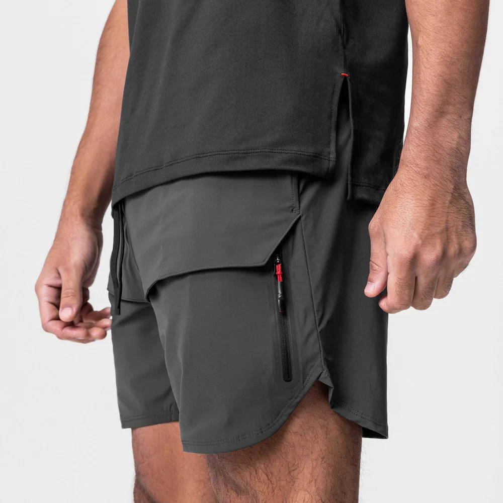 AOLA Wholesale Custom Compression Print Designer Nylon Fitness Boxer Gym Workout Sports Running Men Shorts