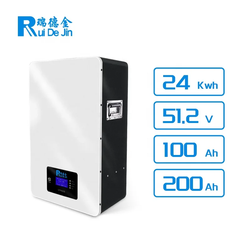 Installation of 10kw 12kwh Lifepo4 wall mounted battery pack for solar energy storage system lithium battery 48v 200ah