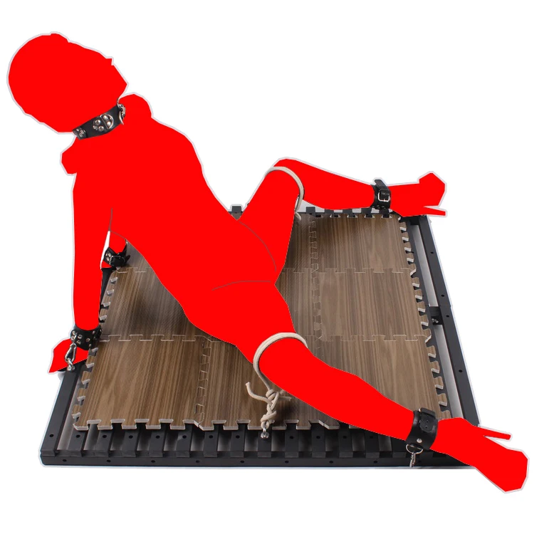 Sm Props Restraint Rack Tools Sima Device Training Limbs Restraint Binding Bed for Male And Female Slaves
