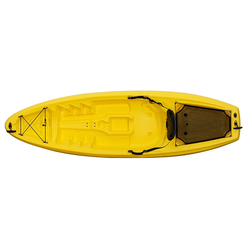 Kuer 2.6m blow mold touring single kayaks plastic kayak for adult