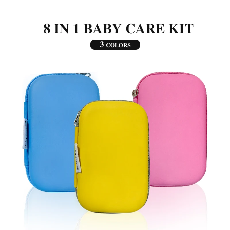 Hot Sale Baby Health Care Grooming Kit 8 in 1 Nursery Healthcare And Grooming Kit