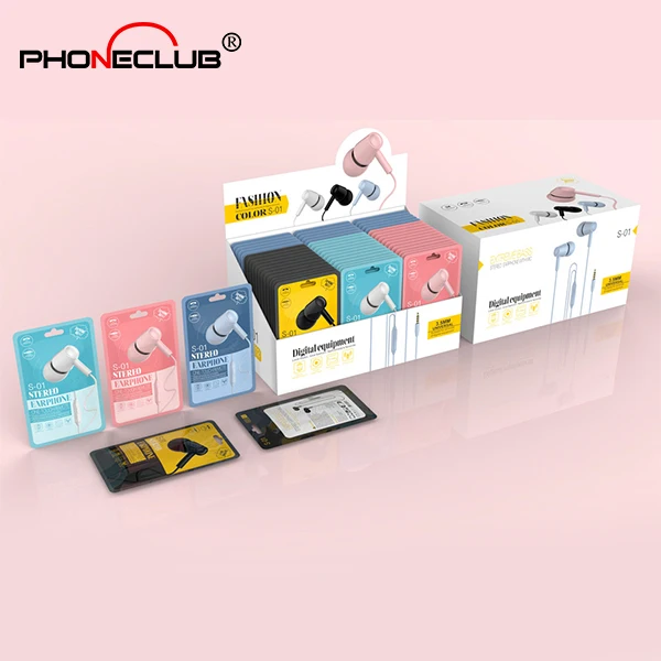 Sweatproof Wired Earphone Sport Stereo headset handfree with Microphone for phone