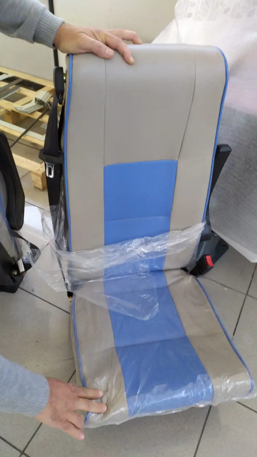 Multifunction Folding Rotating Ambulance Seat With Vertical And Horizontal Adjustment