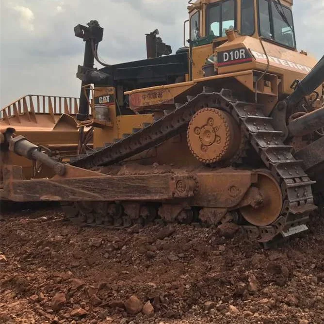 Б/у Caterpillar D10R бульдозер толкатель лезвие гусеничный трактор на строительной площадке оборудование мусора Очистка нажатия дозирования