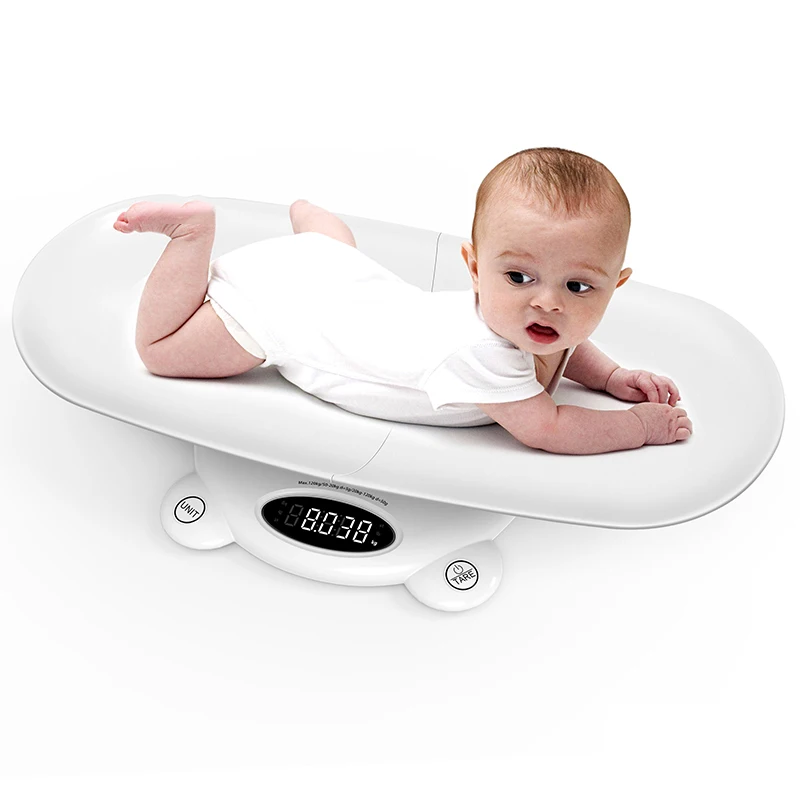 Baby Height Measuring Scale For Infant Length Mom Baby Weigh Scale With Detachable Tray