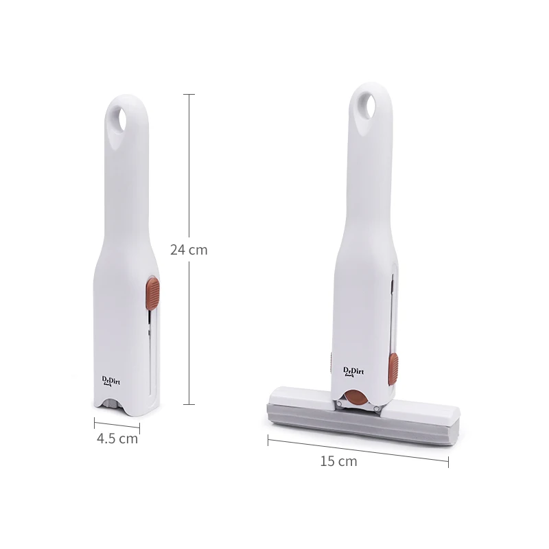 Multifunctional household cleaning tools handheld portable mini sponge cleaning mop with replacement for kitchen