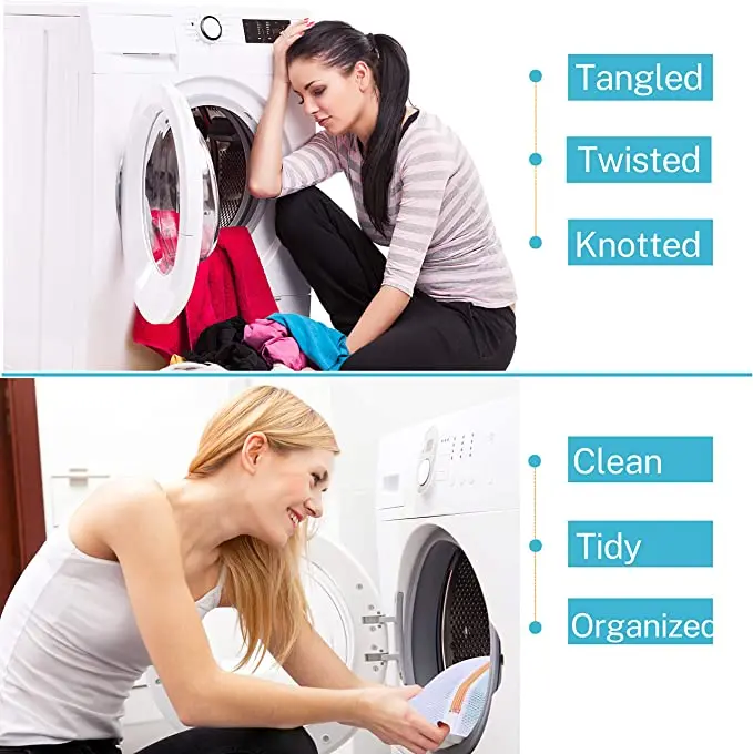 Mesh Laundry Bags for Sweater Blouse Hosiery Bras etc. Premium Wash Laundry Bags for Travel Storage Organization
