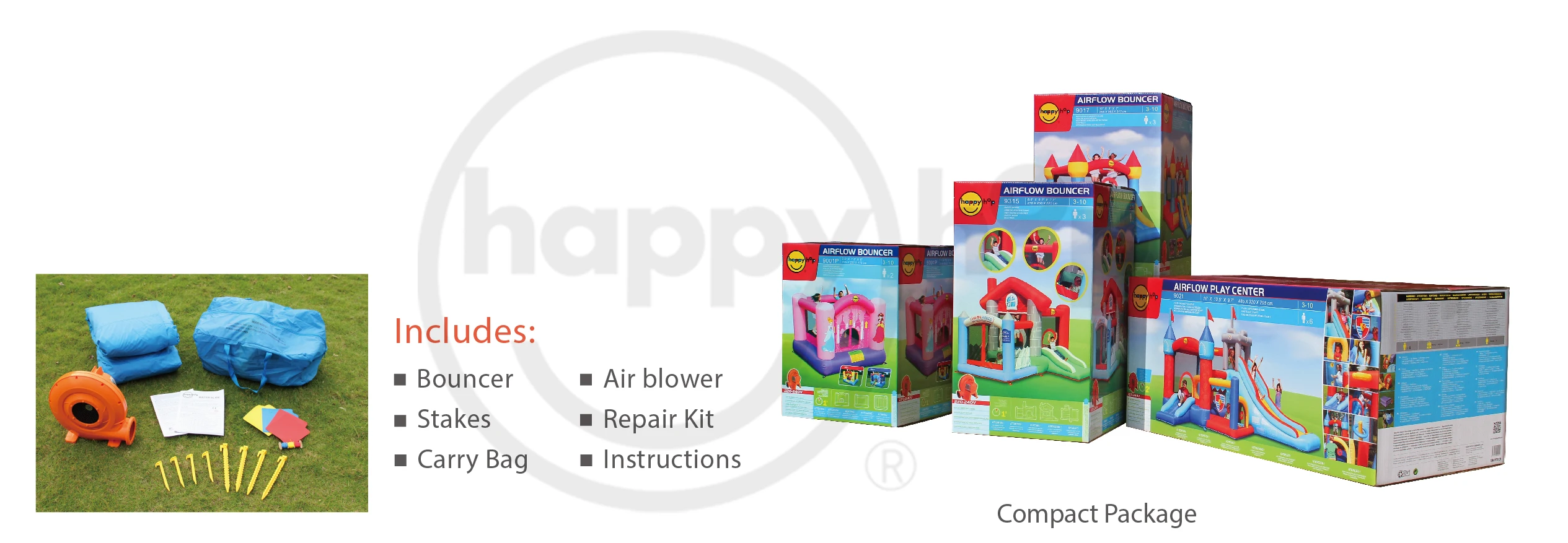 Happy Hop Bouncy House-9064N Climb and Slide Bouncy house inflatable bouncer and slide inflatable castle