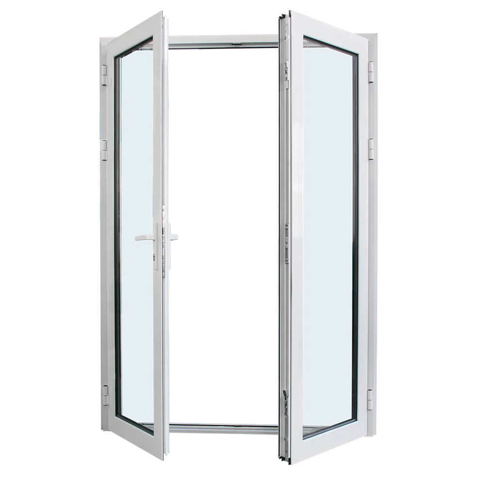 Коммерческая алюминиевая двойная раздвижная дверь французские двери открывающаяся со стандартом AS2047 AU