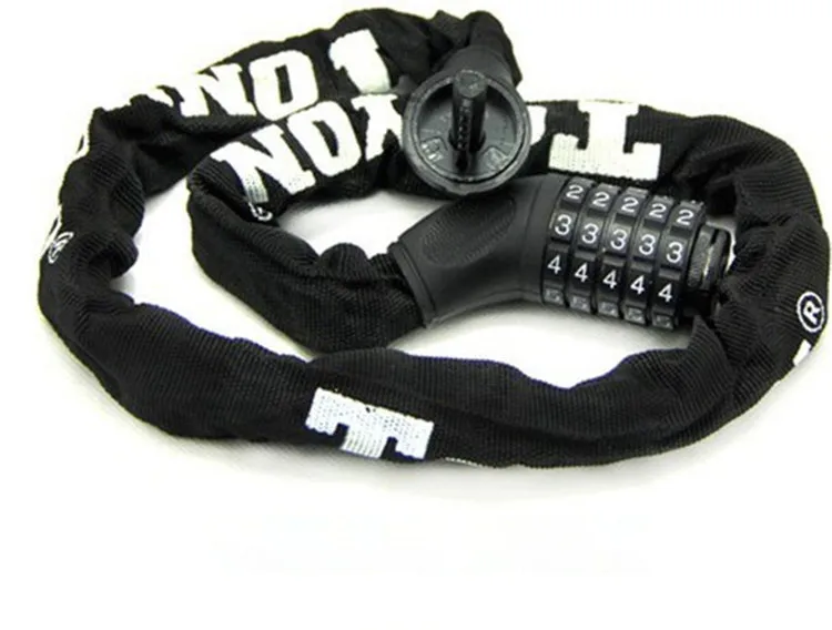 Anti-lost Bicycle Chain Lock Bicycle Lock Strap Password Steel Bike Key Lock Kinds Bike Cylinder