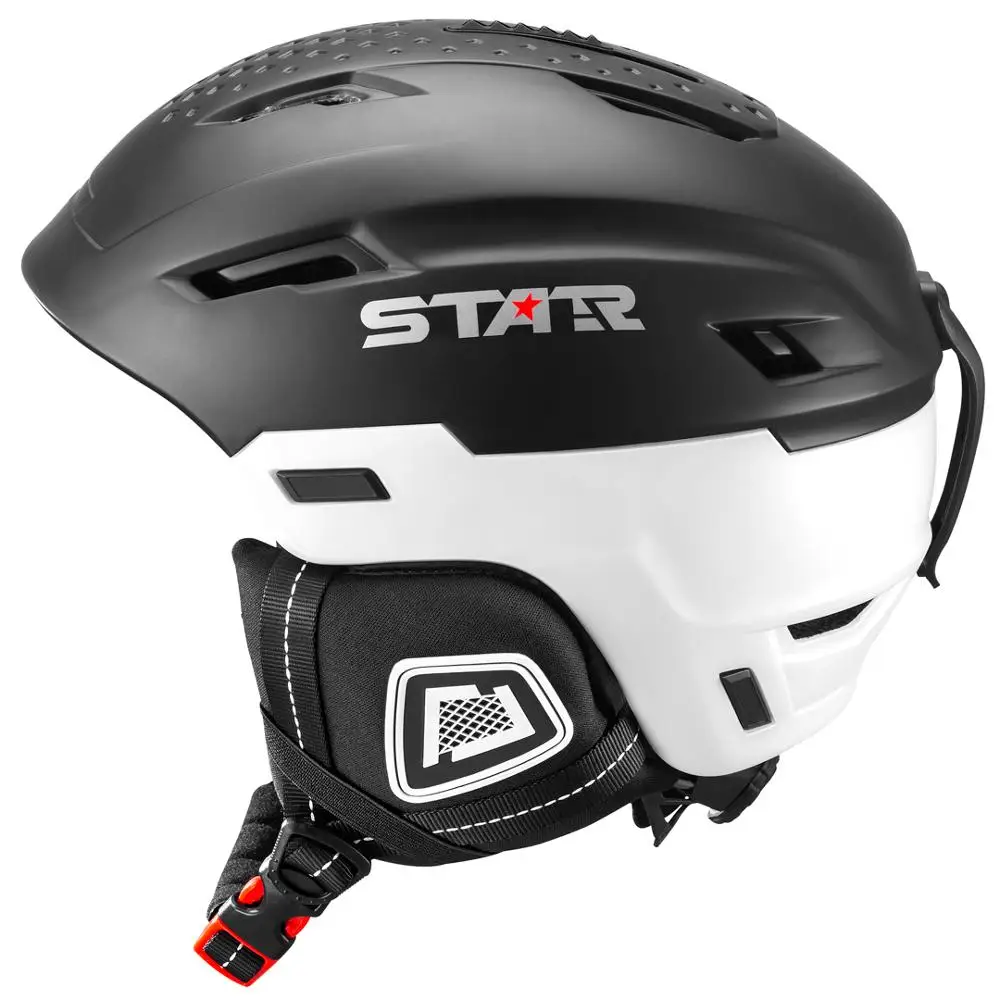 CE, ASTM Approved Outdoor Sports Ski Snowboard Adjustable in mold Helmet for Youth and Adult PC shell