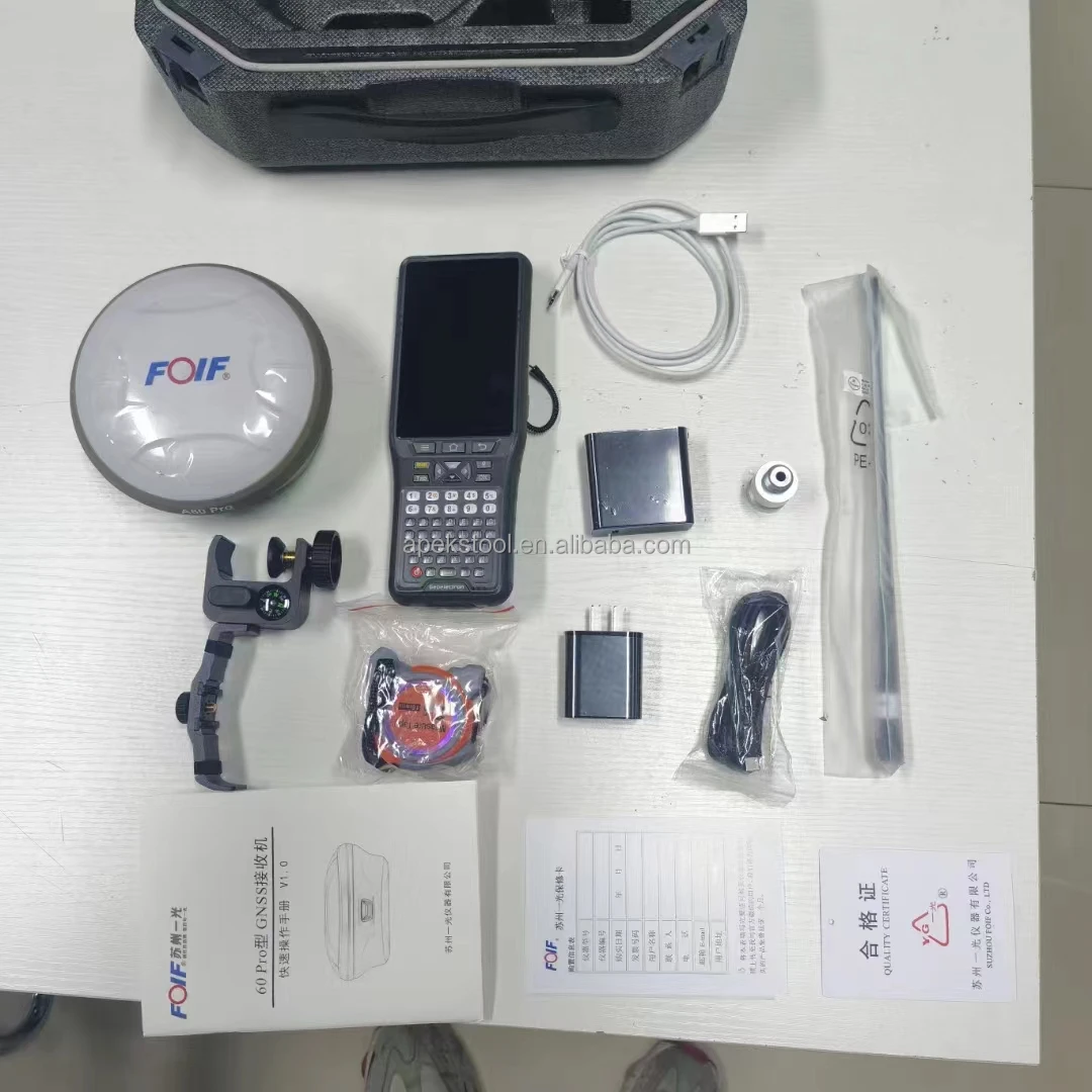 High -efficiency Engineering Construction 1408 Channels Imu P9Iv Controller Gnss Receiver Gps Rtk Gps  Base Rover Foif  A60 Pro