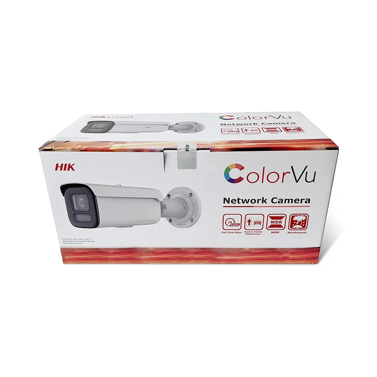 Hikvsion 4MP Active Deterrence Camera DS-2CD2T47G2-LSU/SL Two Way Audio Full Color Bullet IP Camera