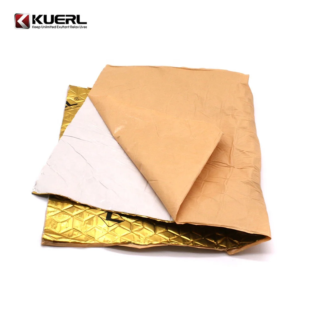 Автомобильная Звукоизоляционная панель, алюминиевая фольга, Бутилкаучуковая Звукоизоляционная панель, модификация автомобиля, звукоизоляционный материал