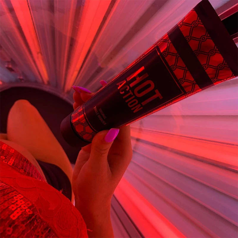 Hot Action Tingle Tanning Lotion for Tanning Bed Tingle Intensifier Hot Tanning Accelerator No Stain and No Streaks