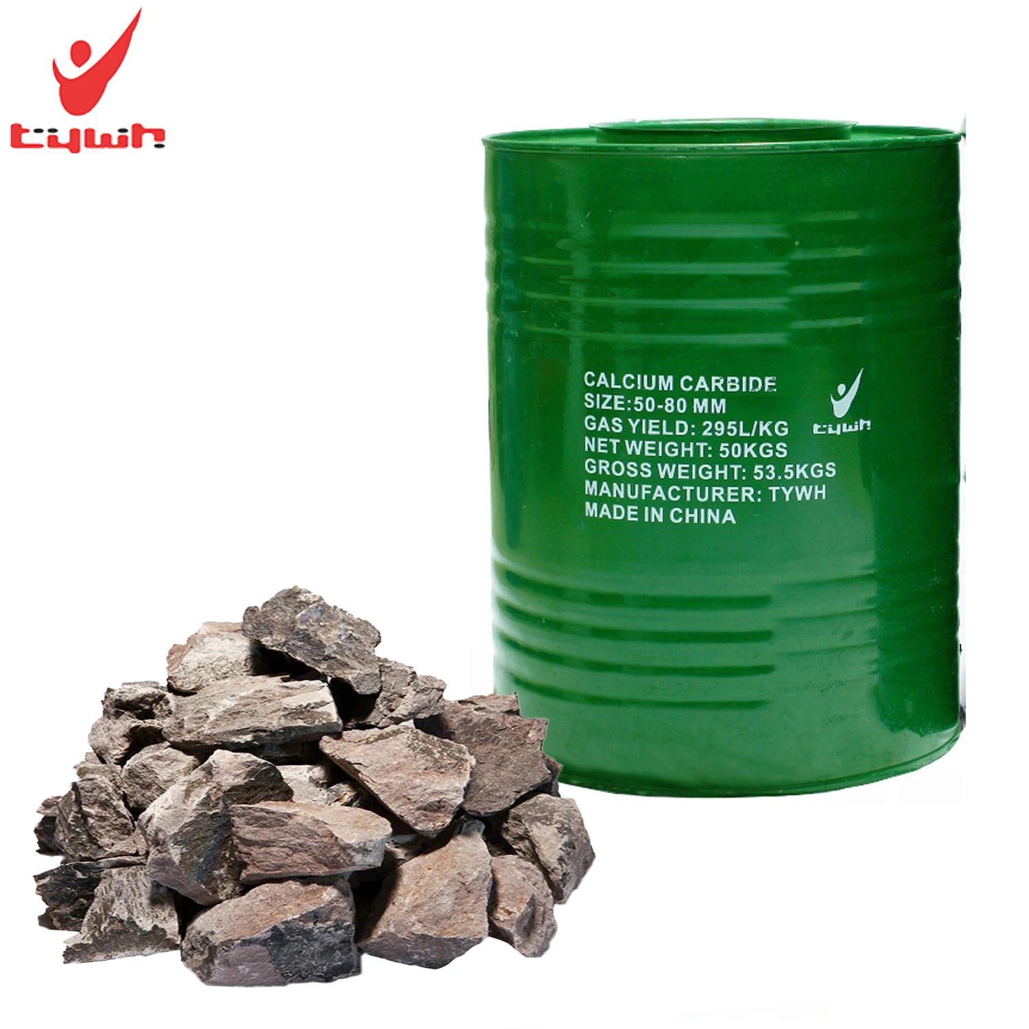 Manufactory Wholesale Industrial High-yield 50-80mm Calcium Carbide For Producing Acetylene Gas