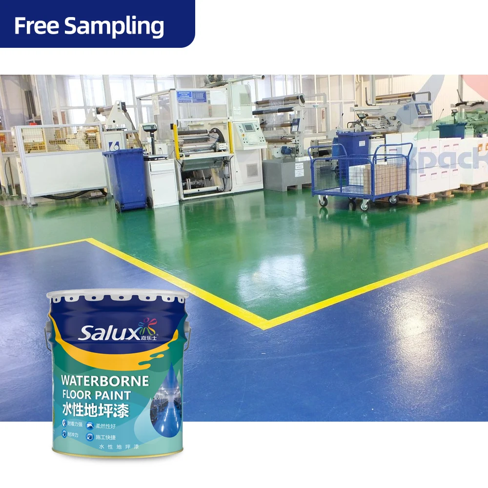 Water Based Paints Manufacturer Building Decorative Apoxy Epoxy Floor Coating Paint For Cement