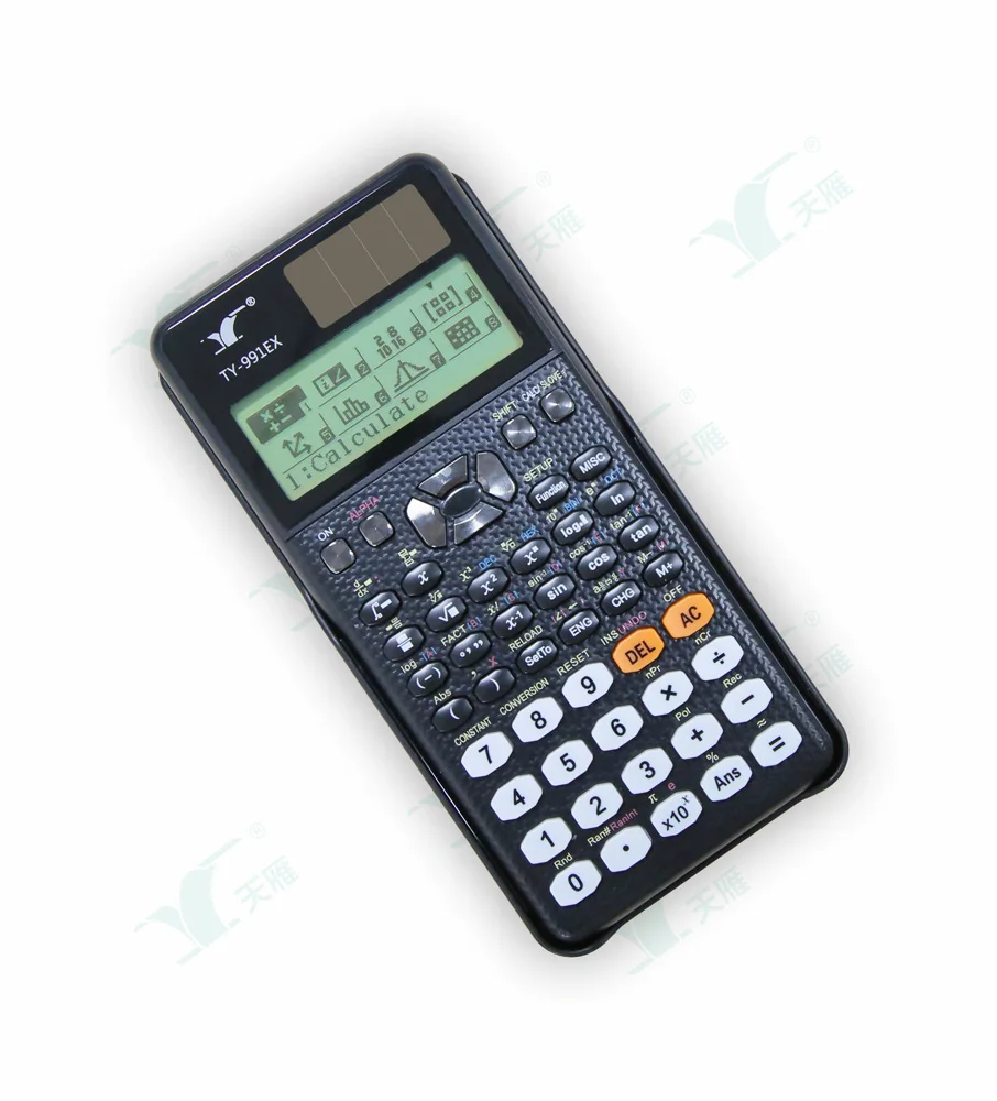 991EX Scientific Calculator Dual Power Supply Scientific Calculator 16 Digits Dot Matrix Display Scientific Calculator