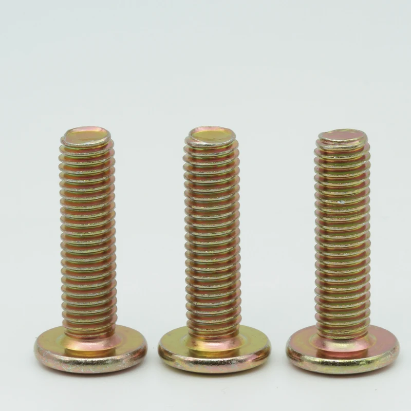 Colored Steel Furniture Tapping Screws External Hexagon Cross with Zinc Finish