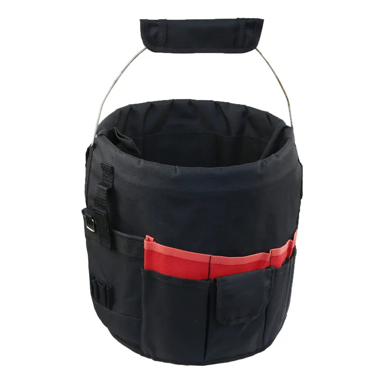 Hot Sales Wholesale Custom Garden Bucket Tool Organizer Multi-Purpose Tool Bucket Organizer with 42 Pockets